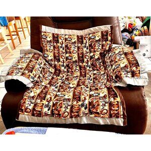 VTG Handmade Horse Chair Recliner Cover Cowgirl Cowboy Rodeo Wall Hanging  READ